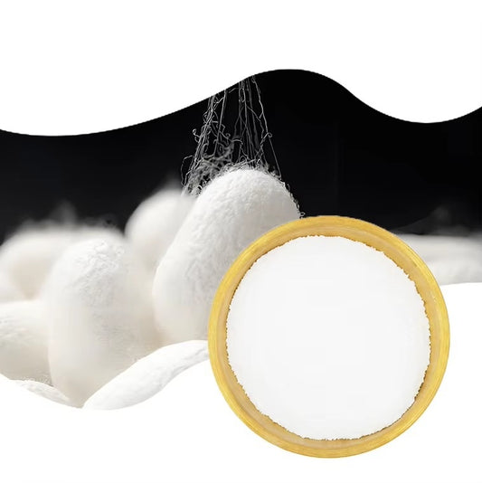 Factory Wholesale Cosmetic Raw Material Fast Delivery Water Soluble Natural Silk Protein Hydrolyzed Silk Fibroin Powder
