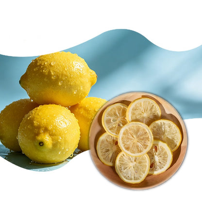 Factory Supply Bulk FD Freeze Dried Lemon Slices Vacuum Pack High Quality Crispy Sweet