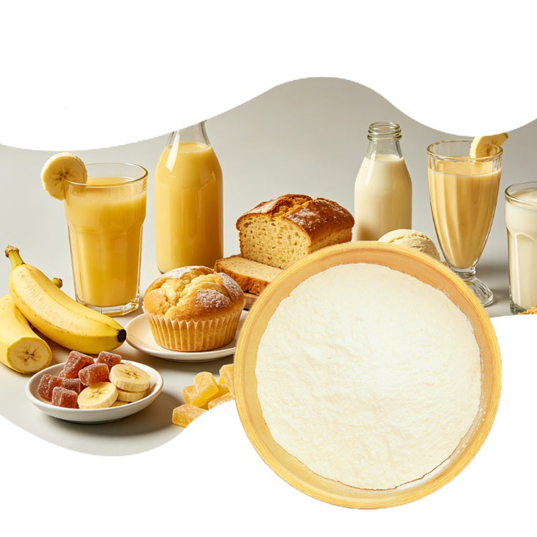 99% pure banana flavor powder, used for baking, beverages, candy spices, food seasonings, hot selling inventory products