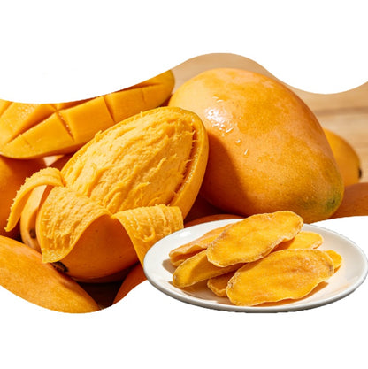 Factory Supply Bulk Vacuum Pack FD Freeze Dried Mango Slices High Quality Crispy Sweet Health Food Grade