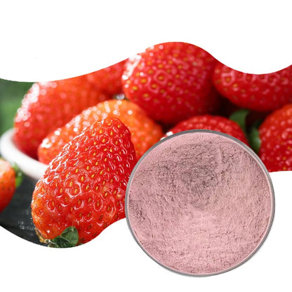Hot-selling Freeze-dried Strawberry Extract Powder, Strawberry Juice-flavored Powder