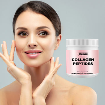 OEM ODM Hot Selling Hydrolyzed Collagen Powder for Promotes Hair Nail Skin Bone and Joint Health With Private Label